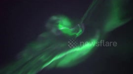 Real-time aurora: capturing nature's light show in -35°C