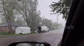 Man Gets Caught In Storm