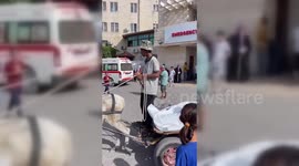 Gaza: Families in Gaza transport the bodies of slain relatives