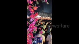 Indonesia: Thousands of devotees gather at largest Buddhist temple to mark Vesak Day