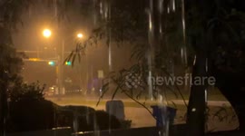 Thunderstorm batters north Texas with wind and rain
