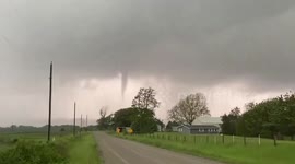 Red Oak, IA tornado captured on video