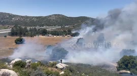 USA: DRD Executes Massive Burn Operation at Cameron Fire Station