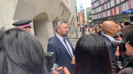 Chi Leung Wai, suspect in Hong Kong espionage case, leaves London's Old Bailey Central Criminal Court