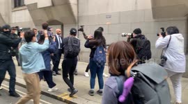 Chi Leung Wai, suspect in Hong Kong espionage case, leaves London's Old Bailey Central Criminal Court