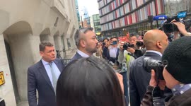 Newsflare Edit - Chi Leung Wai, suspect in Hong Kong espionage case, leaves London's Old Bailey Central Criminal Court