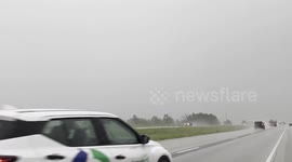 Severe Thunderstorm in Christian IL, USA