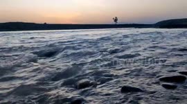 A beautiful sun site and river water