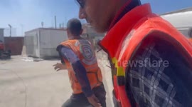 Rescuers carry out operations in Gaza Strip despite numerous challenges