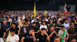 Lebanon: Hezbollah holds memorial rally for late Iranian president