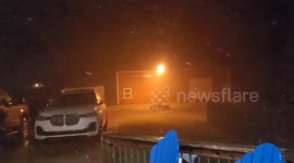 Intense storm strikes Ashland, Missouri