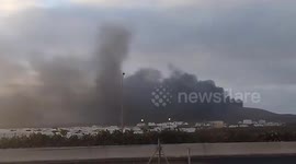 Spain: Fire Erupts At Zonzamas Environmental Complex In Arrecife