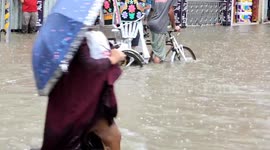 Rain due to Cyclone Rimal, Flooding in Chittagong City, Bangladesh