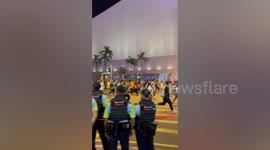 Fans race for last bus home after watching concert in Hong Kong