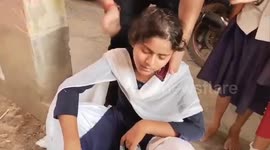 Dozens of students faint as temperatures reaching almost 45 degrees Celsius in northern India