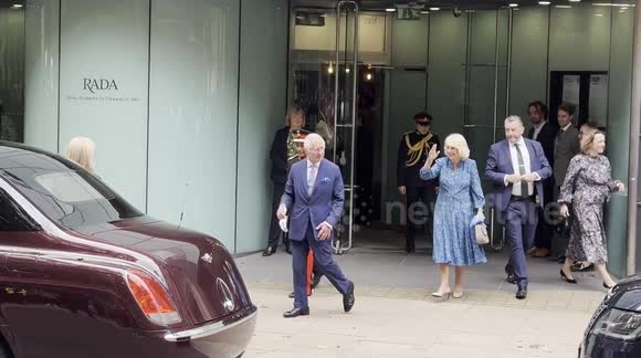 King Charles III and Queen Camilla visit Royal Academy of Dramatic Art