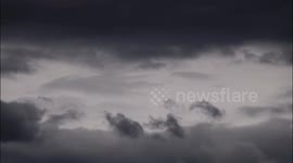 China: Black Clouds above Yichang