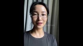 Chinese woman with hoarse voice speaks normally when she tilts her head