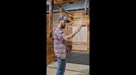 Ring Pinned To Target With Knife And Spike