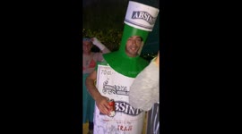 Party-Goers Watch Meteor Light Up Sky