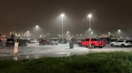 US: Severe Storms Brings Large Hail To Denver Metro Area