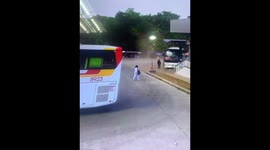 Dust vortex forming in San Pablo City central terminal