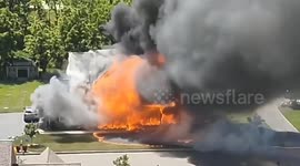 USA: House Fire Devastates Washington Township, Residents Safe