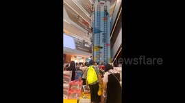 Chinese child injured in indoor rock climbing accident at mall