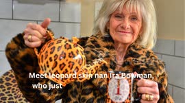 Gran obsessed with leopard print has home and wardrobe filled with the print