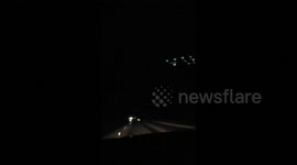 US Weather: Lightning Lights Up Sky In Amarillo, TX