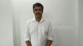 acting video negative character hindi webs series performing a script with up dialect shot in a studio based in pune