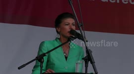 Germany: Sahra Wagenknecht Criticizes Government in Final Rally Before European Elections