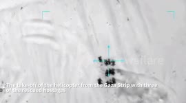 Gaza: Footage of the Hostage Rescue Operation in the heart of Nuseirat