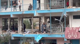 Gaza: Witness recounts heart-wrenching experience as Israeli forces bomb school in refugee camp