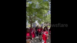 USA: Buses from across the country are starting to arrive in D.C.