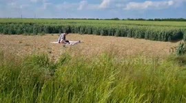 Drone captures family's emotional reunion with missing dog
