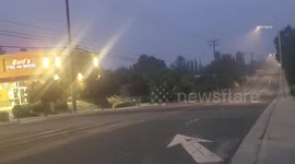 USA: Early Morning Fog in Riverside