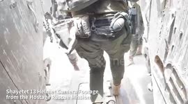 Gaza: Moment the Four Hostages were Transferred from the Israel Police 