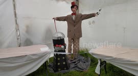 A scarecrow competition At this year's Lambeth Country Show featured scarecrow versions of Doctor Who and a Dalek