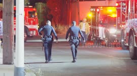 USA: Train vs Pedestrian Fatality in Van Nuys