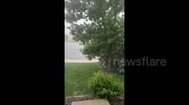 US Weather: Storm Brings Large Hail To Castle Rock, CO
