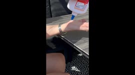 Woman turns to glue to free herself from the wrath of fiberglass splinters