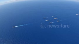 Philippines: USS Ronald Reagan Leads Valiant Shield 2024 with Allies in Dramatic Display