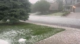 US Weather: Storm Brings Large Hail To Centennial, CO