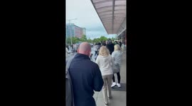 Long security lines frustrate passengers at Birmingham Airport