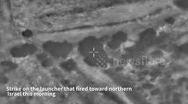 IAF aircraft struck the launcher that fired toward northern Israel in the area of Yaroun