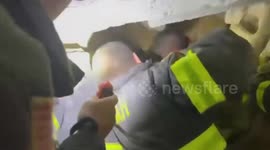 USA: Pooch Wedged Between Two Walls in Hialeah Freed By Firefighters