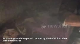 Palestine: Underground compound located by the 890th Battalion in the Shabura area