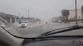 US: Heavy Downpours Cause Flooding In Parts Of Eastern Florida