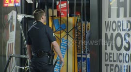 USA: Hollywood Hills Suspects Back U-Haul Into Liquor Store to Steal ATM Witness On Camera Interview